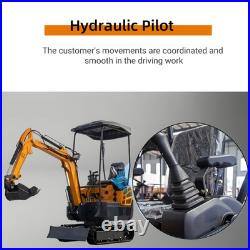 FREE SHIPPING 1.5Ton Mini Excavator with Pilot Operation B&S Engine Mini Digger FREE SHIPPING 1.5Ton Mini Excavator with Pilot Operation B&S Engine Mini Digger