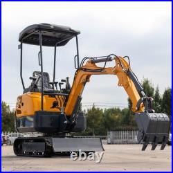 FREE SHIPPING 1.5Ton Mini Excavator with Pilot Operation B&S Engine Mini Digger FREE SHIPPING 1.5Ton Mini Excavator with Pilot Operation B&S Engine Mini Digger