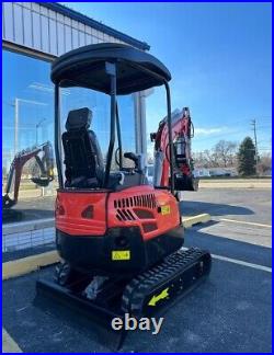 FREE SHIPPING 2024 2 Ton New Mini Excavator EPA certified USA KUBOTA Diesel D902