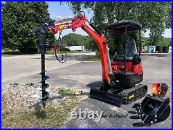 FREE SHIPPING 2024 2 Ton New Mini Excavator, KUBOTA D902 Diesel Engine 16 hp