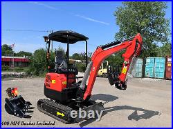 FREE SHIPPING 2024 2 Ton New Mini Excavator, KUBOTA D902 Diesel Engine 16 hp