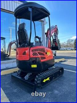 FREE SHIPPING 2024 2 Ton New Mini Excavator, KUBOTA D902 Diesel Engine 16 hp