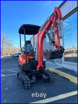 FREE SHIPPING 2024 2 Ton New Mini Excavator, KUBOTA D902 Diesel Engine 16 hp