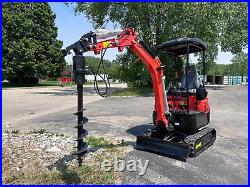 FREE SHIPPING 2024 2 Ton New Mini Excavator, KUBOTA D902 Diesel Engine 16 hp