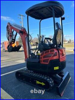 FREE SHIPPING 2024 2 Ton New Mini Excavator, KUBOTA D902 Diesel Engine 16 hp