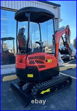 FREE SHIPPING 2024 2 Ton New Mini Excavator, KUBOTA D902 Diesel Engine 16 hp