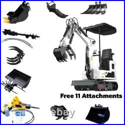 FREE SHIPPING 2025 1 Ton New Mini Excavator EPA certified USA B&S EPA Engine