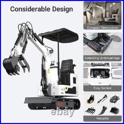 FREE SHIPPING 2025 1 Ton New Mini Excavator EPA certified USA B&S EPA Engine