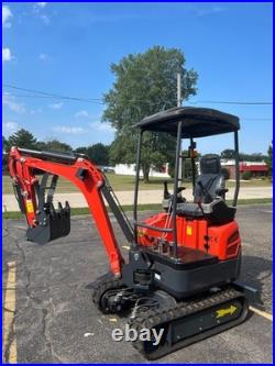 FREE SHIPPING 2025 2 Ton Mini Excavator, KUBOTA D902 16HP with FREE Grabber