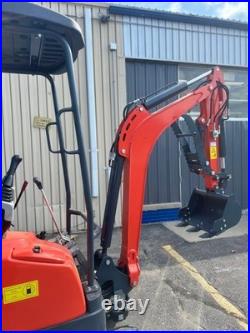 FREE SHIPPING 2025 2 Ton Mini Excavator, KUBOTA D902 16HP with FREE Grabber