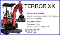 FREE SHIPPING 2025 2 Ton New Mini Excavator EPA certified USA KUBOTA Diesel D902