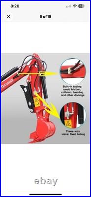 FREE SHIPPING 2025 2 Ton New Mini Excavator EPA certified USA KUBOTA Diesel D902