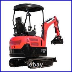 FREE SHIPPING 2025 2 Ton New Mini Excavator EPA certified USA KUBOTA Diesel D902