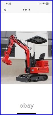 FREE SHIPPING 2025 2 Ton New Mini Excavator EPA certified USA KUBOTA Diesel D902
