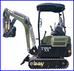 FREE SHIPPING 2025 2 Ton New Mini Excavator, KUBOTA D902 Diesel Engine 16 hpOpen