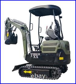 FREE SHIPPING 2025 2 Ton New Mini Excavator, KUBOTA D902 Diesel Engine 16 hpOpen