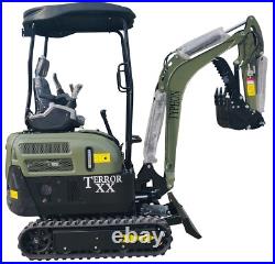 FREE SHIPPING 2025 2 Ton New Mini Excavator, KUBOTA D902 Diesel Engine 16 hpOpen