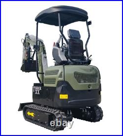 FREE SHIPPING 2025 2 Ton New Mini Excavator, KUBOTA D902 Diesel Engine 16 hpOpen