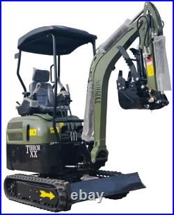 FREE SHIPPING 2025 2 Ton New Mini Excavator, KUBOTA D902 Diesel Engine 16 hpOpen