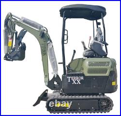 FREE SHIPPING 2025 2 Ton New Mini Excavator, KUBOTA D902 Diesel Engine 16 hpOpen