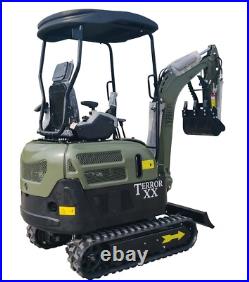 FREE SHIPPING 2025 2 Ton New Mini Excavator, KUBOTA D902 Diesel Engine 16 hpOpen