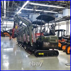 FREE SHIPPING 2025 2 Ton New Mini Excavator, KUBOTA D902 Diesel Engine 16 hpOpen