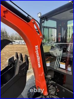 FREE SHIPPING 2026 2 Ton New Mini Excavator EPA certified USA KUBOTA Diesel D902
