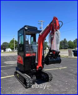 FREE SHIPPING 2 Ton New Mini Excavator, EPA certified USA KUBOTA Diesel Engine