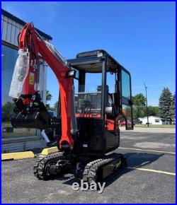 FREE SHIPPING 2 Ton New Mini Excavator, EPA certified USA KUBOTA Diesel Engine