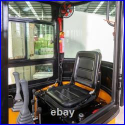 FREE SHIPPING Enclosed Cab 1.2 Ton Mini Hydraulic Excavator with Gas Engine FREE SHIPPING Enclosed Cab 1.2 Ton Mini Hydraulic Excavator with Gas Engine