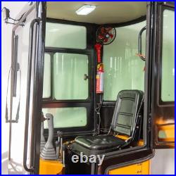 FREE SHIPPING Enclosed Cab 1.2 Ton Mini Hydraulic Excavator with Gas Engine FREE SHIPPING Enclosed Cab 1.2 Ton Mini Hydraulic Excavator with Gas Engine