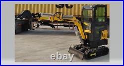 FREE SHIPPING Mini Excavator 1.15 Ton 13.5hp EPA ERTFD Engine BRIGGS & STRATTON