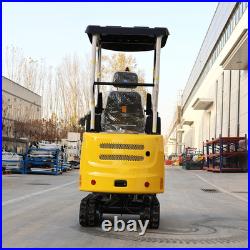 FREE SHIPPING Mini Excavator Kubota D722 Engine Side Swing with 11 attachments