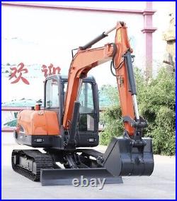 FREE SHIPPNG New Excavator, +5 Attachments EPA Yanmar Diesel 12000 Lbs 61.5 HP