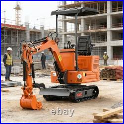FREE SHIP 1T Mini Excavator 13.5HP B&S Gas Engine 9HP Remote Control Lawn Mower