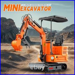 FREE SHIP 1T Mini Excavator 13.5HP B&S Gas Engine 9HP Remote Control Lawn Mower