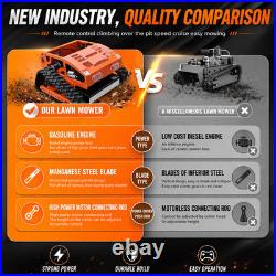 FREE SHIP 1T Mini Excavator 13.5HP B&S Gas Engine 9HP Remote Control Lawn Mower