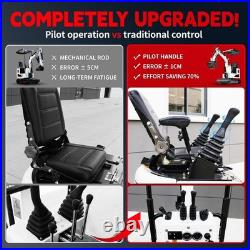 FREE SHIP 1T Mini Excavator Hydraulic Thumb B&S Gas Tracked Digger Unassembled