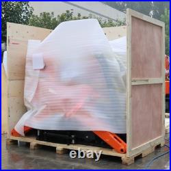 FREE SHIP 1Ton Mini Excavator B&S 13.5HP Crawler Tracked Hydraulic Thumb Digger