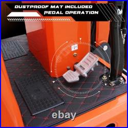FREE SHIP 1Ton Mini Excavator B&S 13.5HP Crawler Tracked Hydraulic Thumb Digger