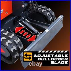 FREE SHIP 1Ton Mini Excavator B&S 13.5HP Crawler Tracked Hydraulic Thumb Digger