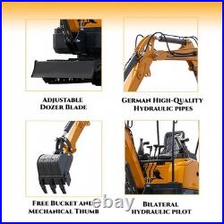 FREE SHIP 1.6 TON Mini Hydraulic Excavator With Hydraulic Pilot Control Digger FREE SHIP 1.6 TON Mini Hydraulic Excavator With Hydraulic Pilot Control Digger