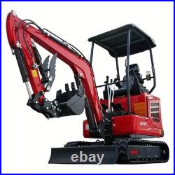 FREE SHIP 1.8Ton Mini Excavator EPA Certified USA KUBOTA Diesel Machine CA Stock FREE SHIP 1.8Ton Mini Excavator EPA Certified USA KUBOTA Diesel Machine CA Stock