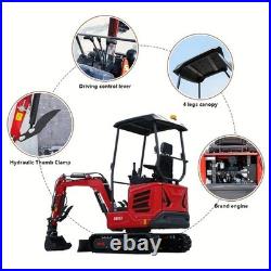 FREE SHIP 1.8Ton Mini Excavator EPA Certified USA KUBOTA Diesel Machine CA Stock FREE SHIP 1.8Ton Mini Excavator EPA Certified USA KUBOTA Diesel Machine CA Stock