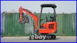 FREE SHIP 1.8Ton Mini Excavator EPA Certified USA KUBOTA Diesel Machine CA Stock FREE SHIP 1.8Ton Mini Excavator EPA Certified USA KUBOTA Diesel Machine CA Stock