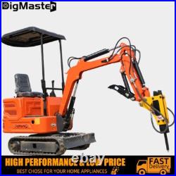 FREE SHIP 1 Ton Mini Excavato 13.5hp Gas EPA B&S Digger +Hydraulic Breaker FREE SHIP 1 Ton Mini Excavato 13.5hp Gas EPA B&S Digger +Hydraulic Breaker