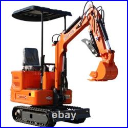 FREE SHIP 1 Ton Mini Excavato 13.5hp Gas EPA B&S Digger +Hydraulic Breaker FREE SHIP 1 Ton Mini Excavato 13.5hp Gas EPA B&S Digger +Hydraulic Breaker