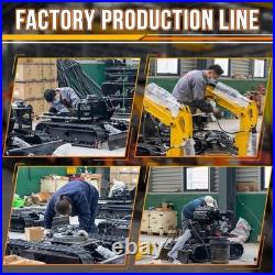 FREE SHIP 1 Ton Mini Excavator 13.5HP Mini Digger Briggs 13.5HP EAP Gas Engine