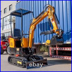 FREE SHIP 1 Ton Mini Excavator 13.5HP Mini Digger Briggs 13.5HP EAP Gas Engine