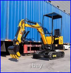 FREE SHIP 1 Ton Mini Excavator 13.5HP Mini Digger Briggs 13.5HP EAP Gas Engine